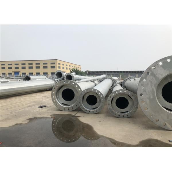 Galvanized Steel 220KV 2.75mm Power Transmission Pole