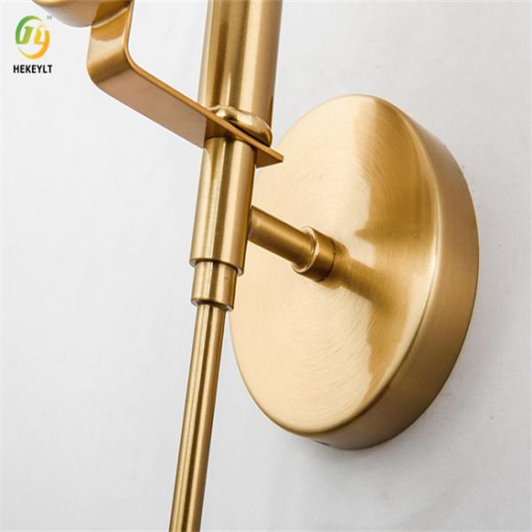 Медь настенного светильника КЭ Э14 современная и цвет бронзы мрамора материальный