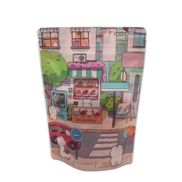 HP Digital printing Recyclable Food Stand Up Pouches For Herbs  Snack Tea Spices Pet Food And Candies