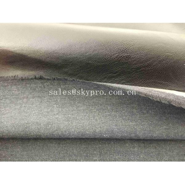 Black Rexine Leatherette PU Synthetic Leather Cloth Faux 54 / 55