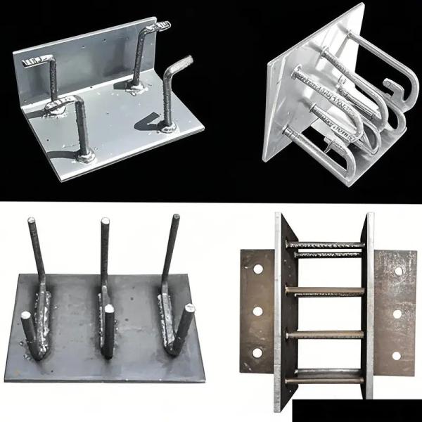 SONGMAO Matériaux de construction métalliques Embedding Plate Profiles d'acier pour la construction