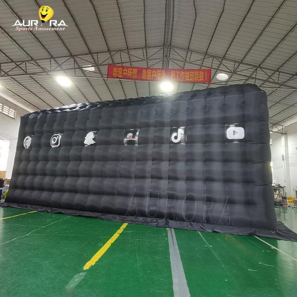 Custom Size Inflatable Club Tent Disco Lighting Music Bar Party Inflatable Cube Tent
