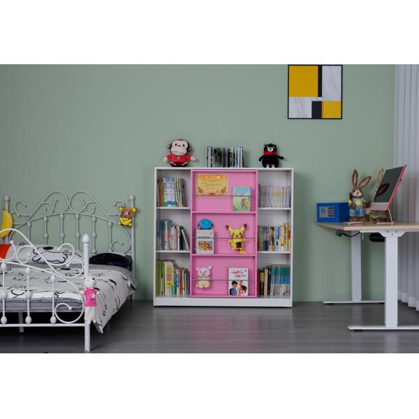 Home Furniture Anti Dumping Short Steel Storage Cabinet Children Bookshelf
