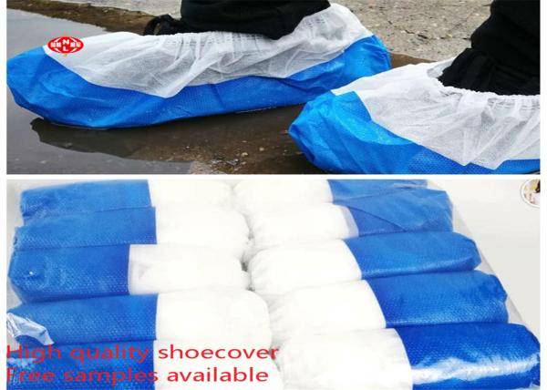 Waterproof Non Skid Laminated Plastic Disposable Shoe Cover