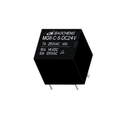 5 relé diminuto 12V 15A 10A 7A MQ8-C-S-DC12V do PWB do Pin SPDT para as peças automotivos