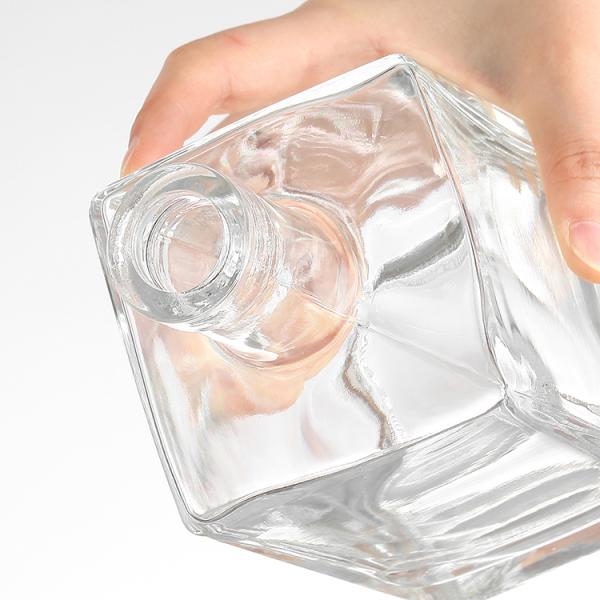 380 ml Flint Rum Wine Vodka Spirits Botella de licor alcohólico con sello personalizado