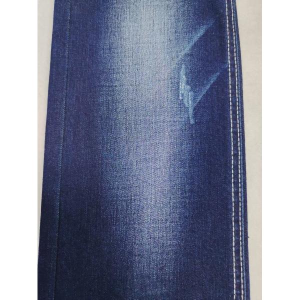 Tela de mezclilla elástica índigo oscuro 70% algodón 10oz 170-172cm para jeans de mujer