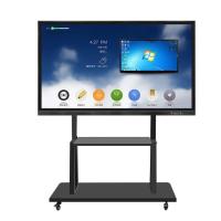Tableau blanc interactif intelligent à écran tactile tout-en-un LCD de 75 pouces
