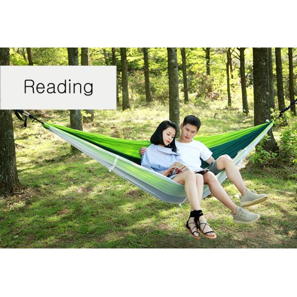 Fabric Mail Packing Y Two Persons Portable Camping Hammock with Mosquito Net Outdoor Folding Hanging Bed Chairs for Hiking