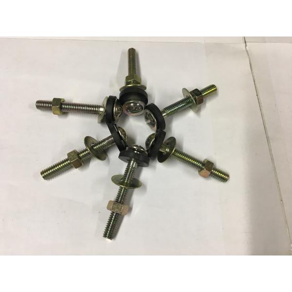 Double Copper Toilet Mounting Hardware , Toilet Tank Mounting Kit Easy Install