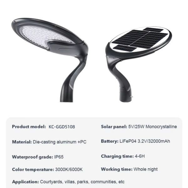 Ultra-Bright Solar Garden Lights Dusk to Dawn Waterproof LED Lights for Outdoor Decoration