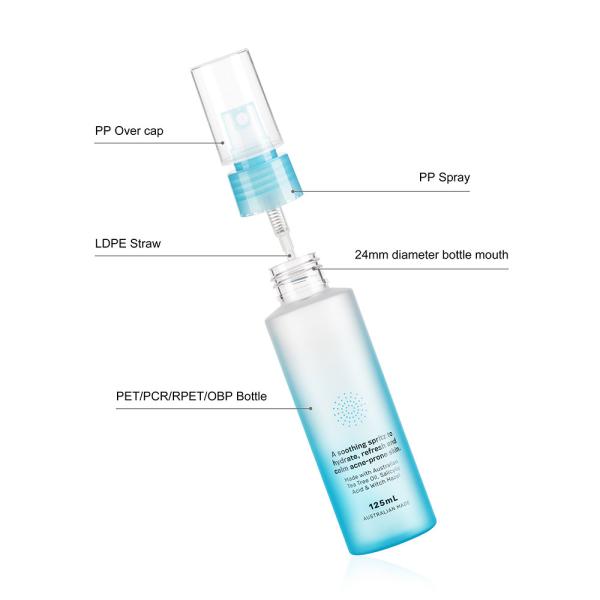 O pulverizador 120ml plástico portátil engarrafa a impressão UV da tela de Matte Finish