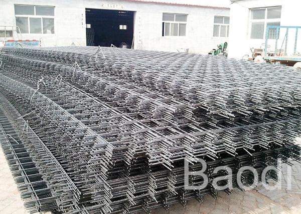 Deformed Bar Welded Steel Wire Remesh Sheet 2.4 M Panel Width For Airport / Tunnel