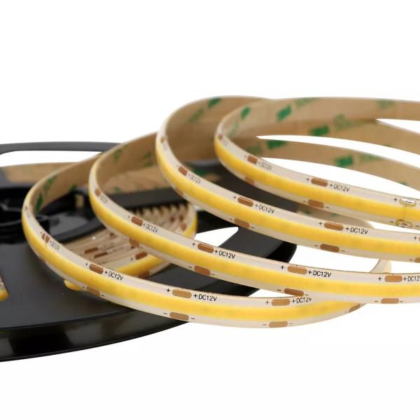 320Leds Flexible LED Strip White/Warm White DC24V 8mm Width Integrated COB LED Light