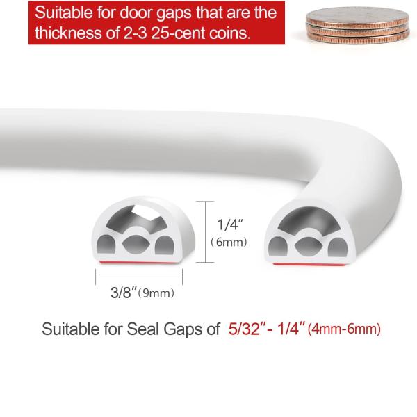 TS16949 Certified Multi-Layer Self-Adhesive Silicone Weather Stripping for Doors Windows