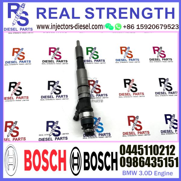 Diesel Fuel Common Rail Injector 0445110212 0986435151 13537794652 13537794919 13537791545 7794434 For BMW 3.0D Engine