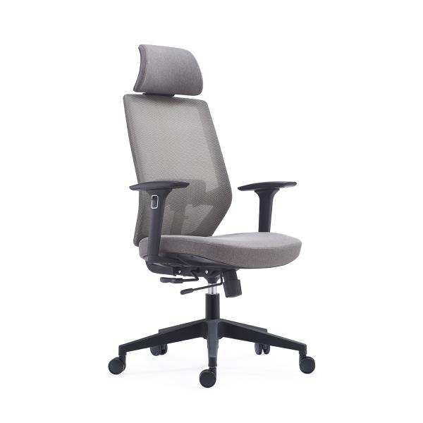 340mm Nylon Base Mesh Swivel Office Chair High Back Swivel Executive Office Chair
