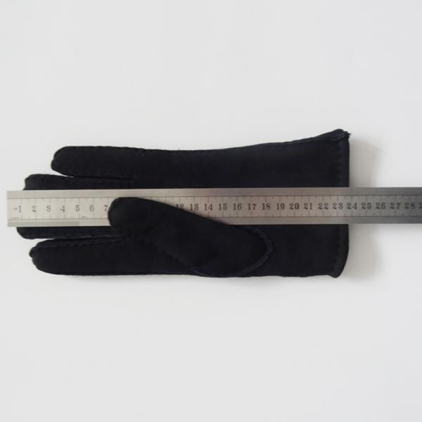 Double Face Leather Winter Gloves Hand Sewn 100% sheepskin gloves