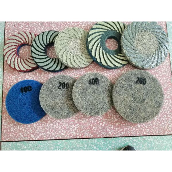 Diamond Impregnated Burnishing Pads for Polished Concrete Floor Maintenance