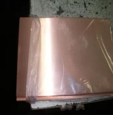 High Precision Red Copper Sheet C1100 0.5mm 12x12'' 18 Gauge For Construction Decoration