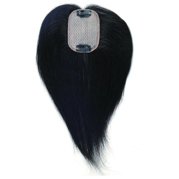 Virgin Hair European 3x5 Silk Top Base 130 Density Straight Human Hair Topper