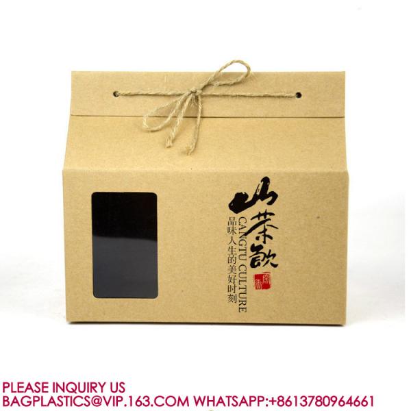 Kraft paper Rice Pouches Bulk Food Storage Bag Reusable Heat rice Sealable Bag Packaging