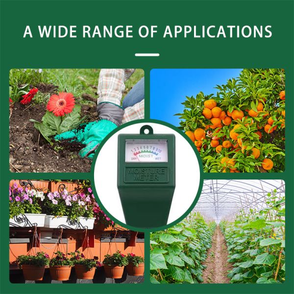 Garden Farm Soil Thermometer Digital Soil Tester Soil Moisture Meter Tester Portable