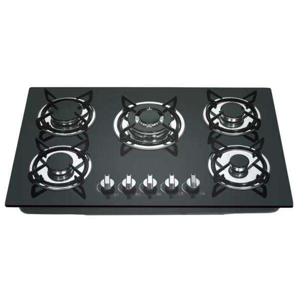 Countertop Kitchen Stove with 5 Burners N.G. or L.P.G Gas Type Commercial Cooker
