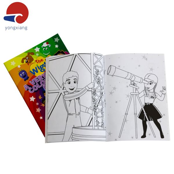 Full Color Childrens Colouring Book OEM Custom Colouring Book For Adults And Kids