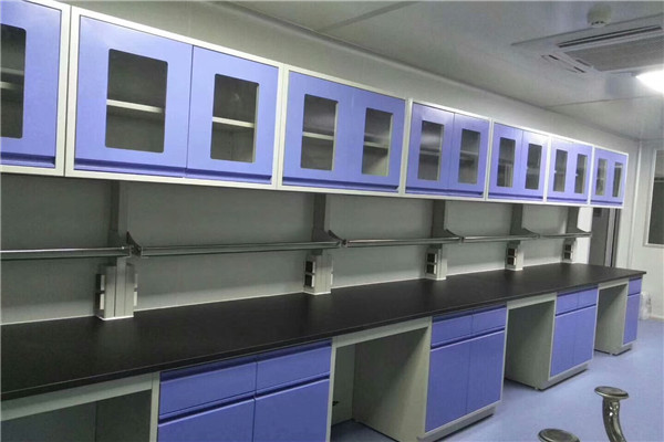 Custom Made Island Bench Lab Furnitures With Sink Unit For Chemical Lab Furniture
