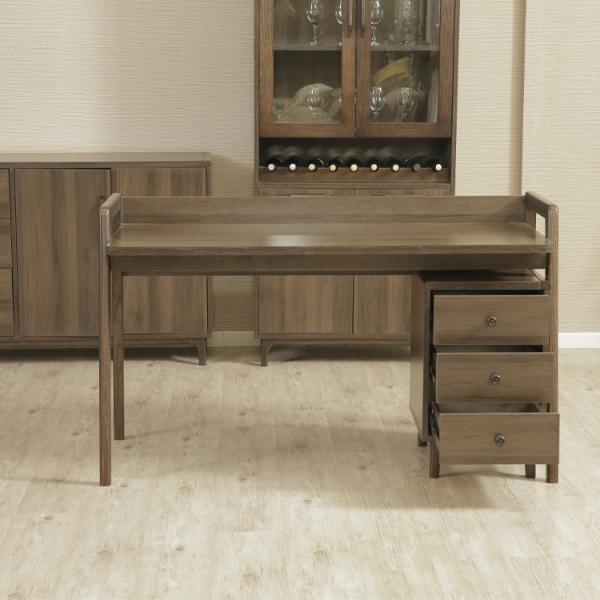 MDF Family Room Storage Cabinets Solid Wood Study Desk Table