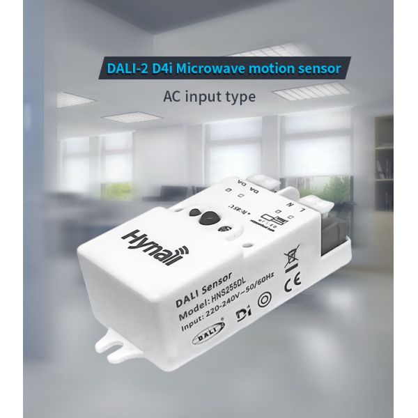 DALI-2 D4i microwave motion sensor HNS255DL, multi-sensor input device, for built-in application