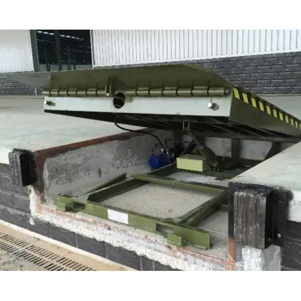 コンテナフォークリフトローディングランプ 荷積みおよび荷降ろしドックドアレベラー ワークショップ自動ドックプレート 25000-40000LBS 安全設計