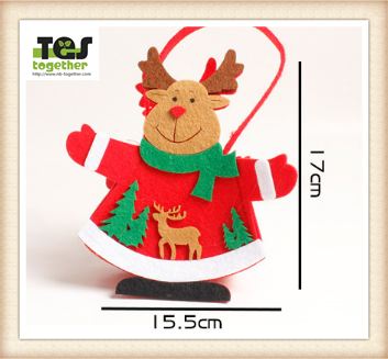 Santa Claus bag/ Christmas gift bag/ thicken non-woven Christmas gift bag/ Santa Claus dress up
