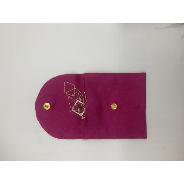 Custom Suede Environmentally Friendly Jewelry Pouch Jewelry Packaging Display Type