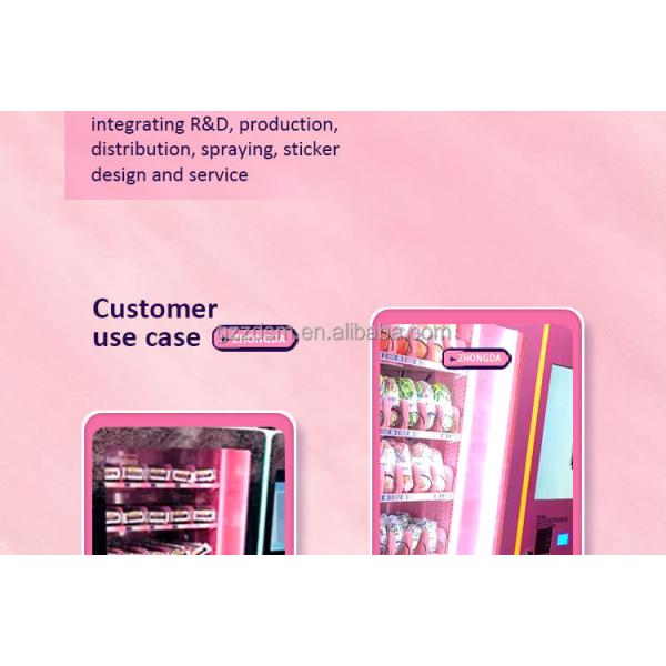 Zhongda Customize Design Vending Machines Makeup Tool Lashes Hair Bundle Vending Machine