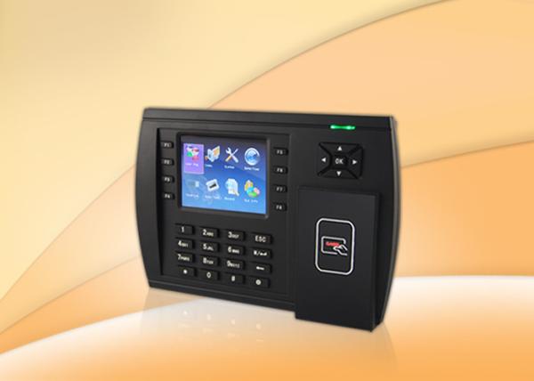 Multimedia Proximity Card Rfid Time Attendance System Multi Language TFT Color Screen