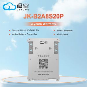 Jkbms 8s B2a8s20p LiFePO4 High Voltage BMS 48V 200A Lto Li-ion LiFePO4 BMS with Active Balance