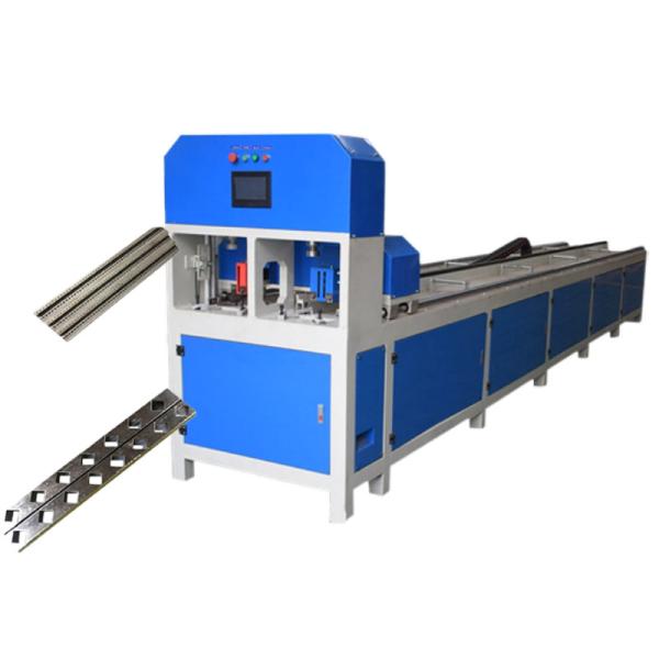 Hydraulic Pipe Angle Pre-Punching Machine for Steel Punching Holes Design 60T Weight