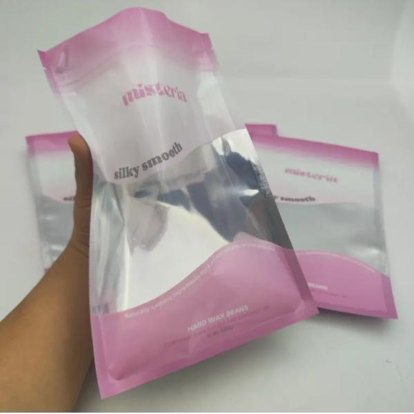 Wholesale Custom Logo Zipper Three-Side Sealing Plastic Pouching Recyclable Pouch Bags Packaging 3 Side Seal Bag