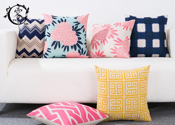 European Style Linen Square Throw Pillow ,  Cushion Cover Pillowcase Sofa Decorative Pillows