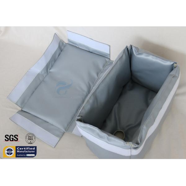 Электрическая изоляция серого цвета 260℃ курток термоизоляции стеклоткани съемная