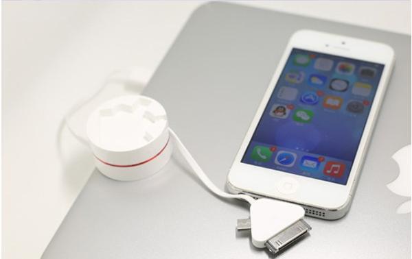 2017 new design Round shape extended multi usb cable 3in1original micro usb data cable