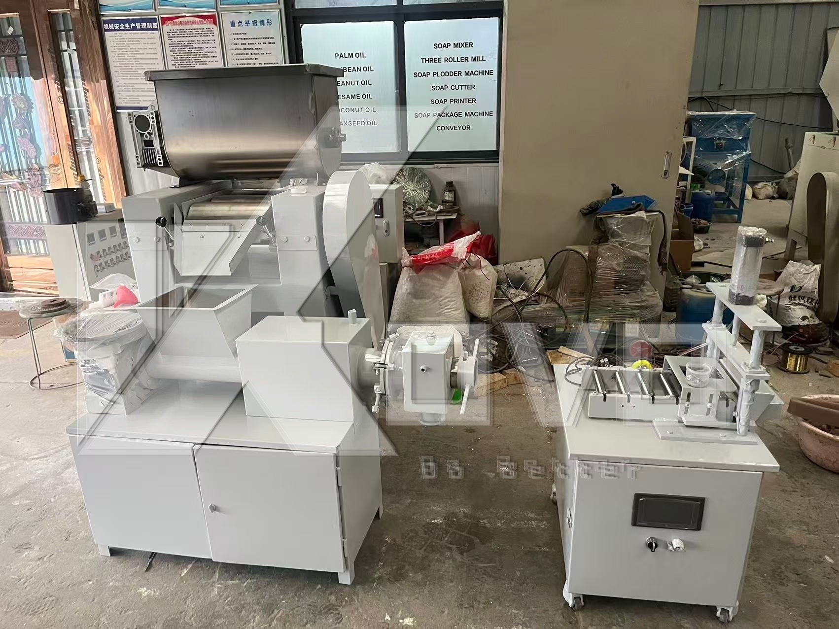 Fully Automatic Soap Making Machine with PLC Control System, 50-300 Kg/H Capacity Customized Soap Mixing Machine