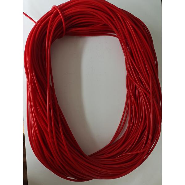 Водоустойчивая трубка силиконовой резины изолировала, трубопровод ясного силикона 3mm просвечивающий мягкий резиновый