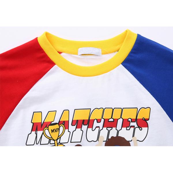 O - Neck Cotton Children's Style Clothing Color Combination / Baby Boy T Shirt