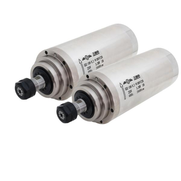 3.2kw Motor de fuso refrigerado a água com 4 rolamentos GDZ100-3.2 220V/380V e ER20 Collect