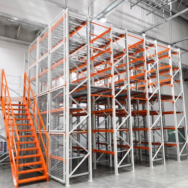Étagères mézanines Étagères complètes Systèmes de plancher mézanin Étagères à plusieurs niveaux Entrepôt de stockage Systèmes d'étagères de supermarchés