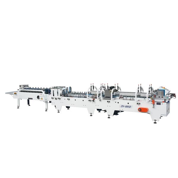 Crash Lock Bottom Folder Gluer Machine With Remote Control Airplanes 0-220m / min