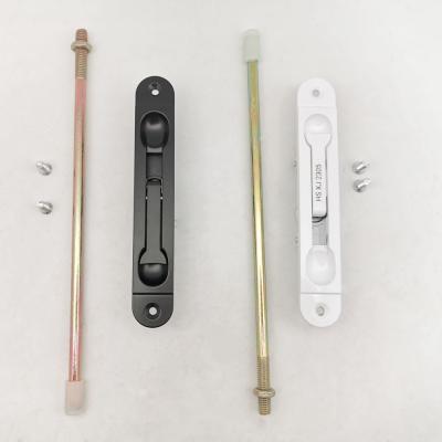 Sliding Aluminum Door Bolt Lock Vertical Black And White L145mm W230mm